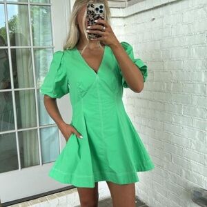 These Three Boutique Monti Mini dress-green